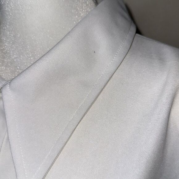 Jenifer Elegant White Tiffany Blue BoucleβTweed Long Sleeve Mini Dress - Picture 16 of 16